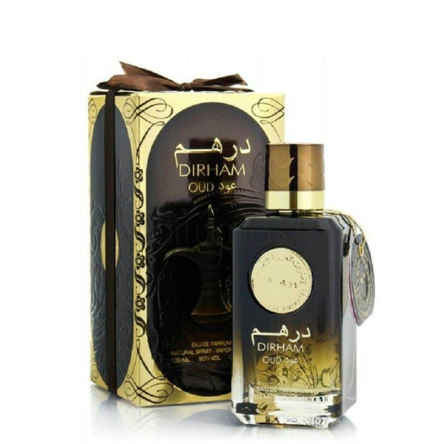 100 ml Eau de Perfume Dirham Oud cu Arome Lemnoase și Oud pentru Bărbați - Galeria de Bijuterii