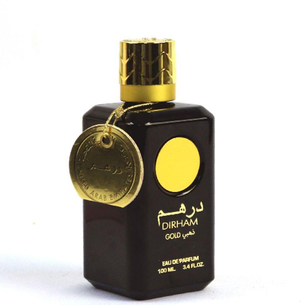 100 ml Eau de Perfume Dirham Gold cu Arome Oriental-Picante pentru Bărbați - Galeria de Bijuterii