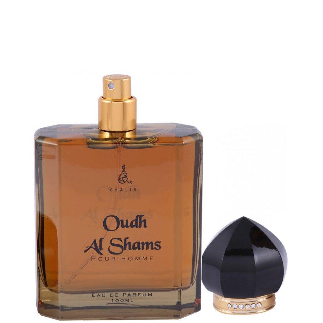 100 ml Eau de Perfume Oudh Al Shams cu Arome Picant-Lemnoase pentru Bărbați - Galeria de Bijuterii