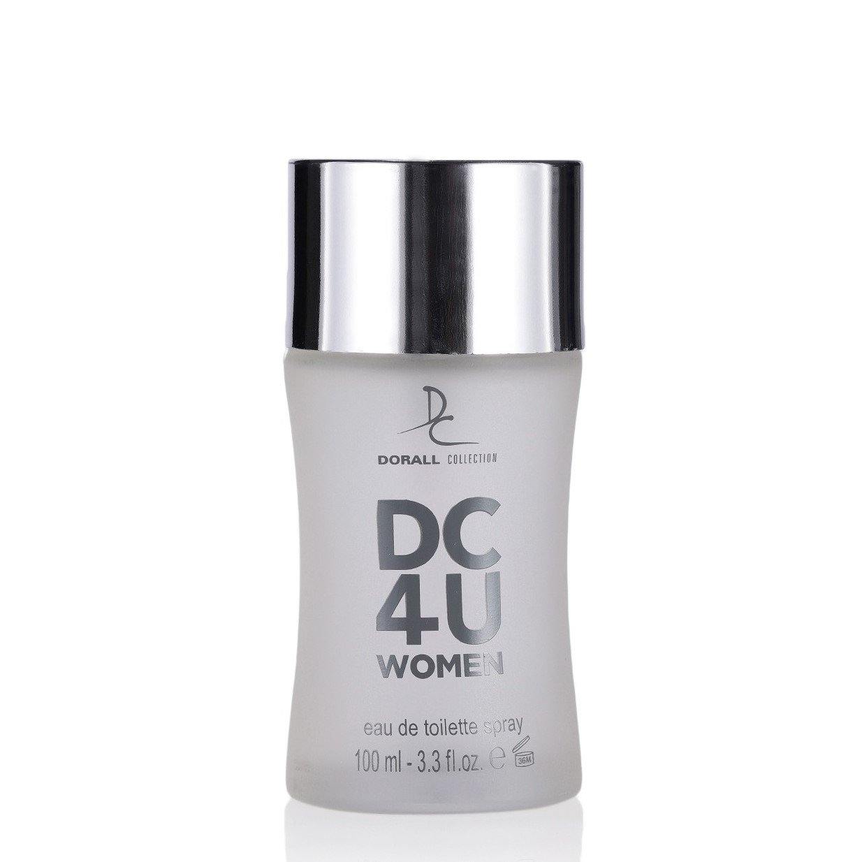 100 ml EDT ' DC 4 U' cu Arome Picant-Lemnoase pentru Femei - Galeria de Bijuterii