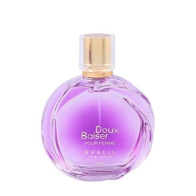 100 ml Eau de Perfume Doux Baiser cu Arome Picant Vanilate și Fructate pentru Bărbați și Femei - Galeria de Bijuterii