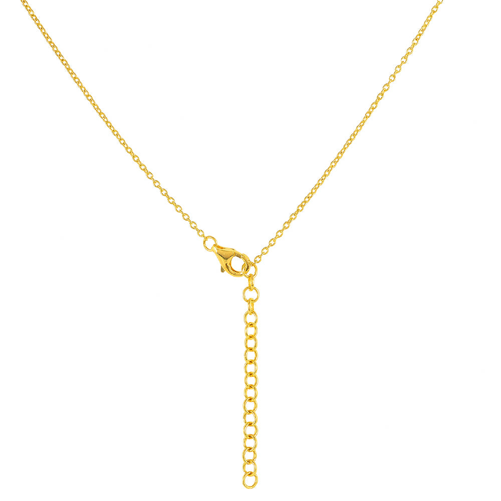 Colier din Argint 925 Placat cu Aur ( 7.36 grame ) cu Charoit 12.83 Carate