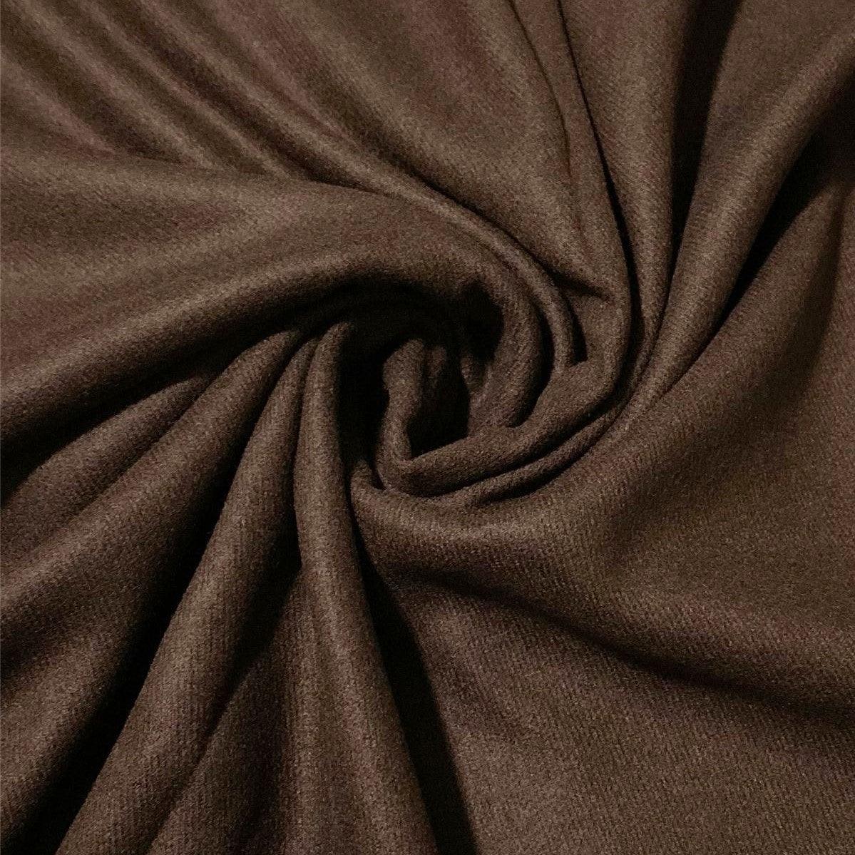 Eșarfă-Șal 100% Cașmir Pashmina Autentic, 70 cm x 170 cm, Maro Închis Mahon - Galeria de Bijuterii