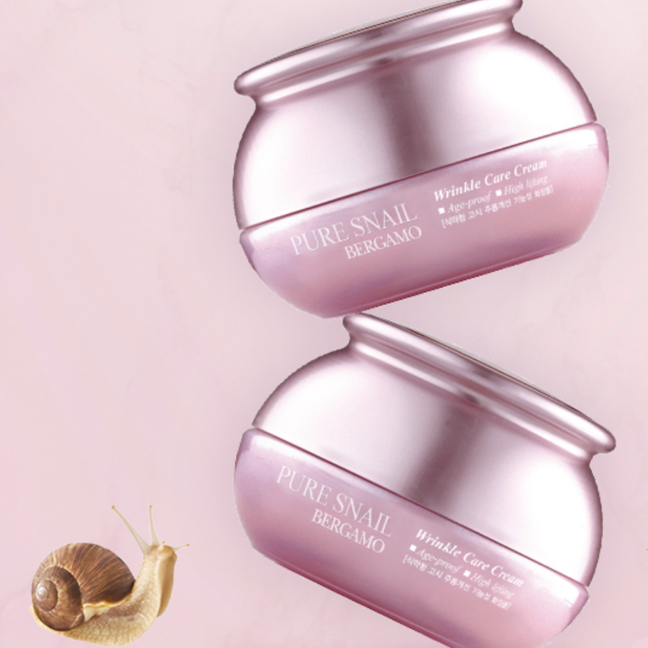 Cremă Antirid BERGAMO cu Extract de Melc, 50 ml