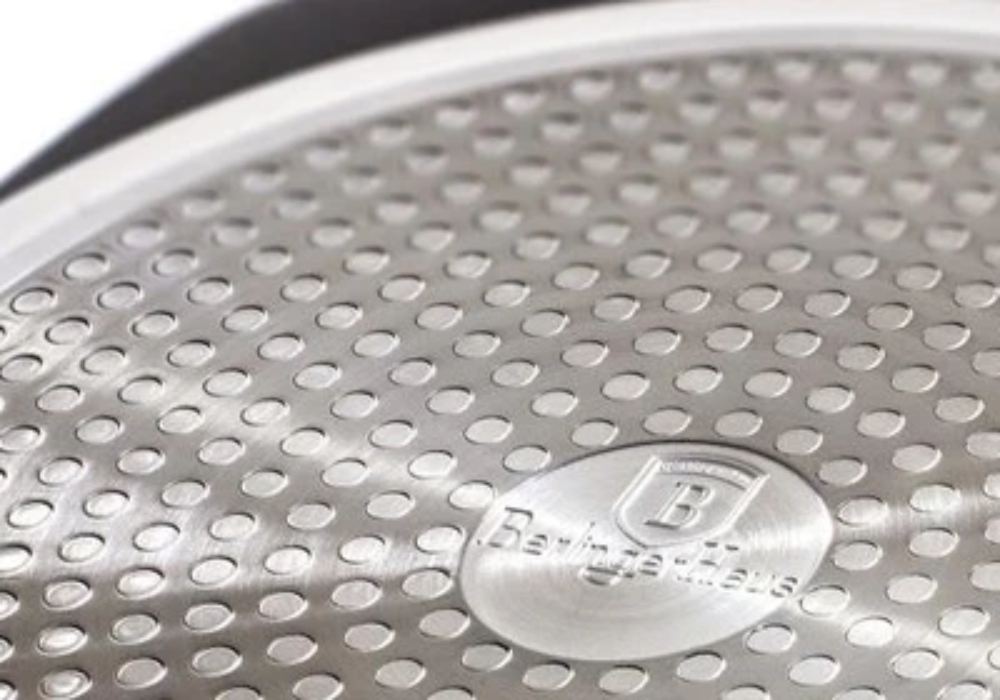 Set de Tigăi Berlinger Haus 3 bucăți cu Acoperire de Marmură, Negre