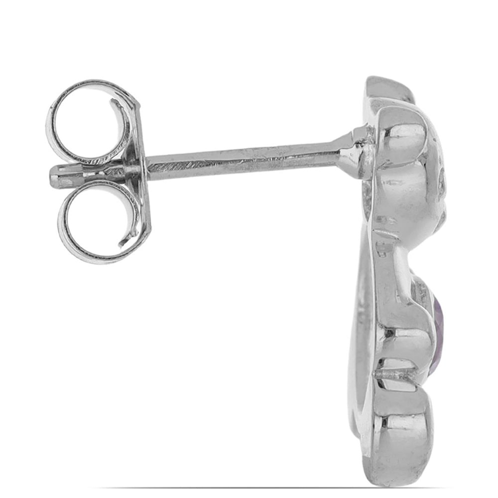 Cercei din Argint 925 ( 3.87 grame ) cu Citrin Ural 0.27 Carate