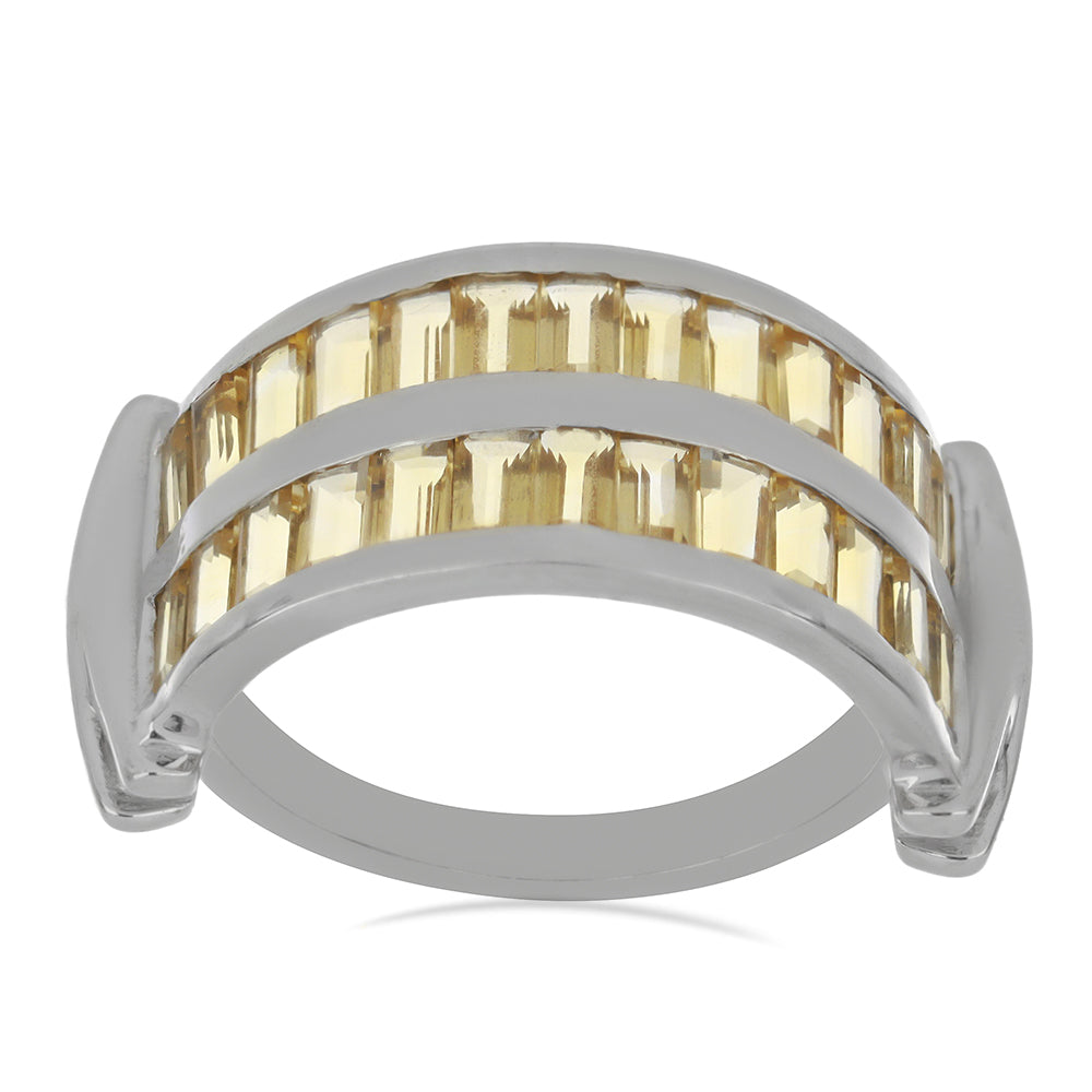 Inel din Argint 925 ( 3.97 grame ) cu Citrin Ural 2.95 Carate