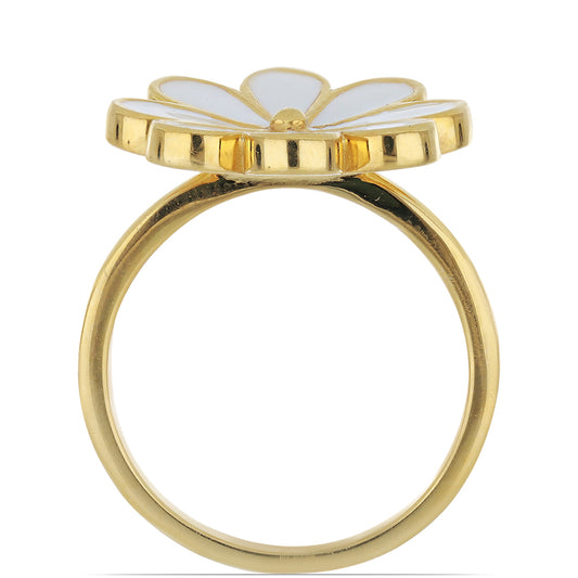 Inel din Argint 925 Placat cu Aur ( 5.12 grame ) cu Email