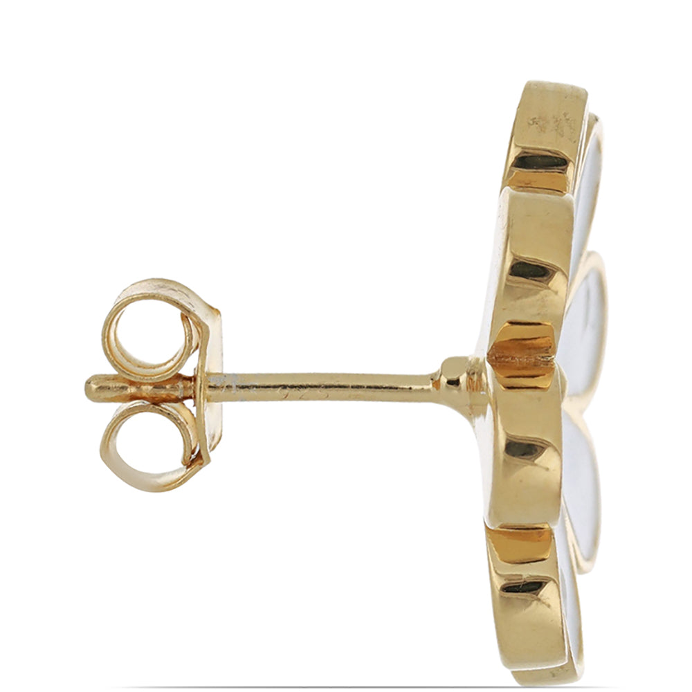 Cercei din Argint 925 Placat cu Aur ( 7.63 grame ) cu Email