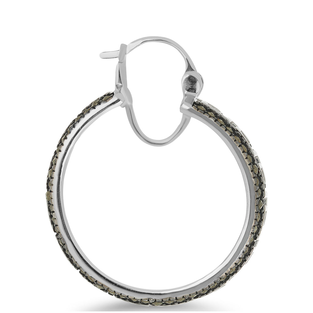 Cercei din Argint 925 ( 10.19 grame ) cu Marcasit Austria 1.92 Carate