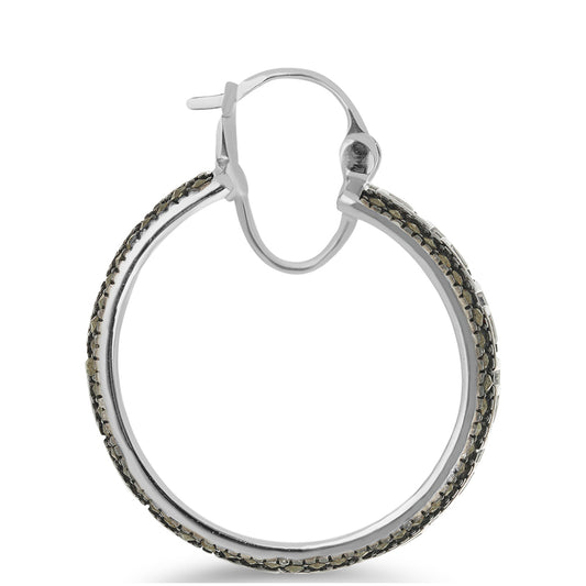 Cercei din Argint 925 ( 10.19 grame ) cu Marcasit Austria 1.92 Carate