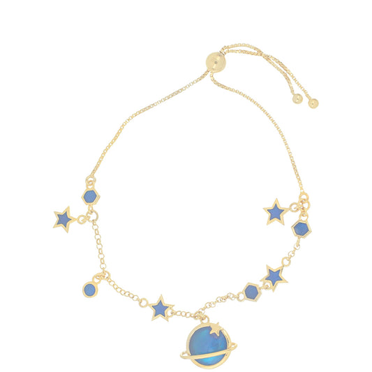 Brățară din Argint 925 Placat cu Aur ( 6.34 grame ) cu Email