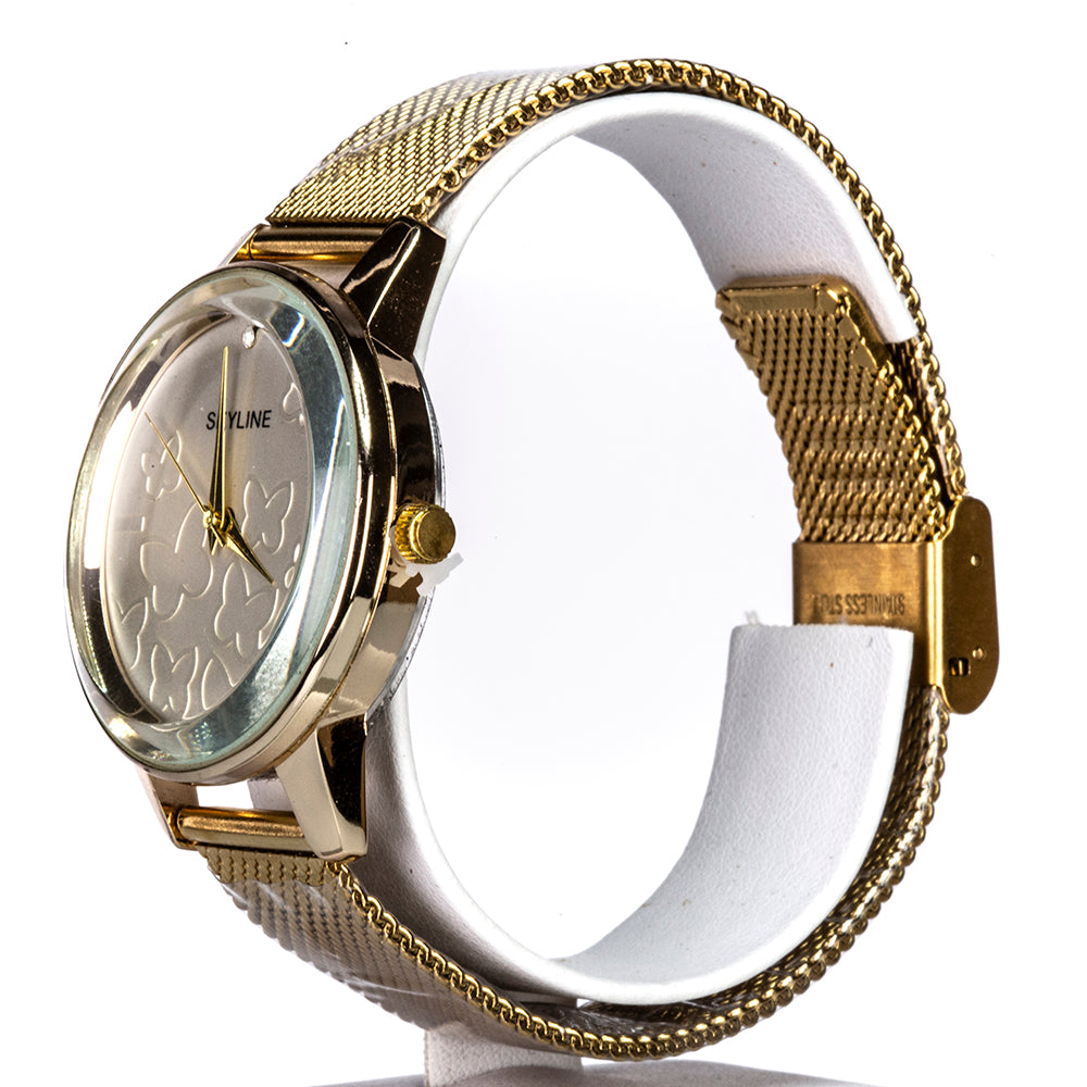 din Aliaj Placat cu Aur cu Cristal Alb Emporia®
