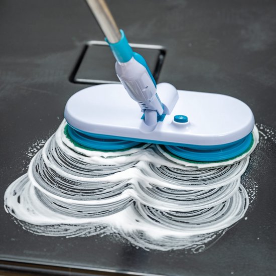 Hurricane Floating Mop – Mop rotativ electric, alimentat cu baterii 1 