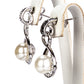 Set din Aliaj Placat cu Aur cu Perlă de cristal și Cristal Alb Emporia® ( Colier+Cercei )