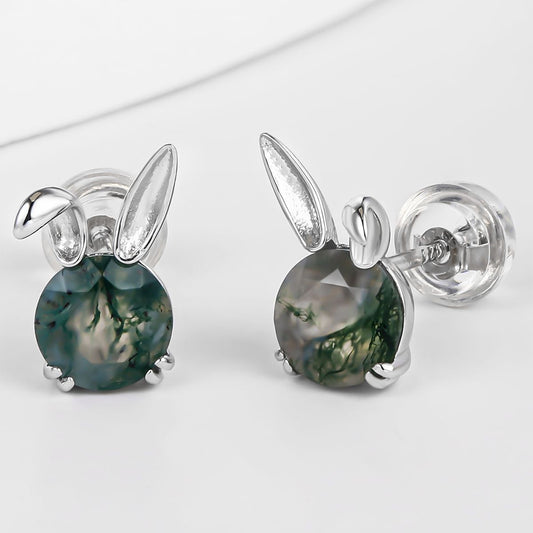 Cercei din Aliaj Placat cu Aur ( 10 grame ) cu Cristal Negru Emporia®