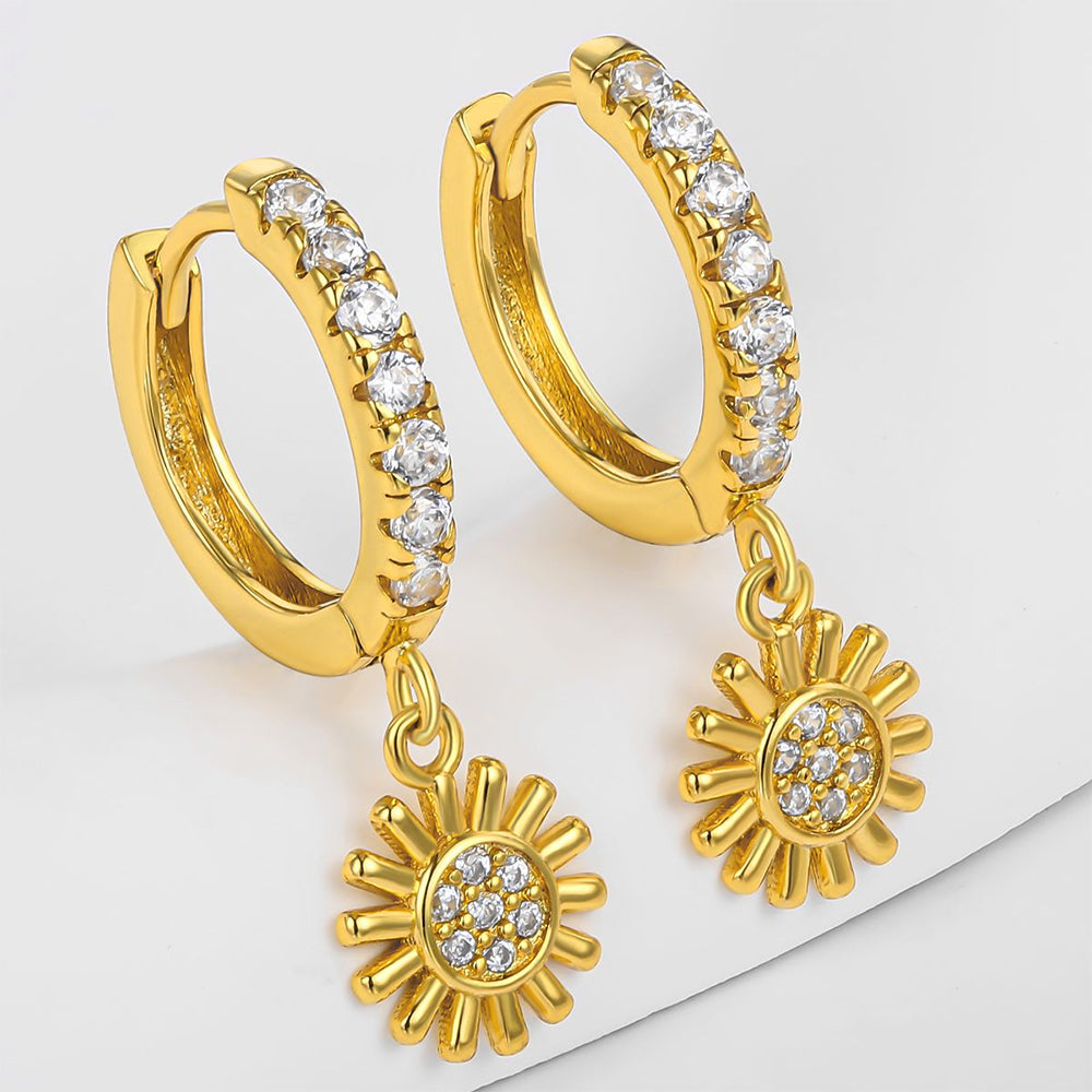 Cercei din Aliaj Placat cu Aur ( 10 grame ) 1 