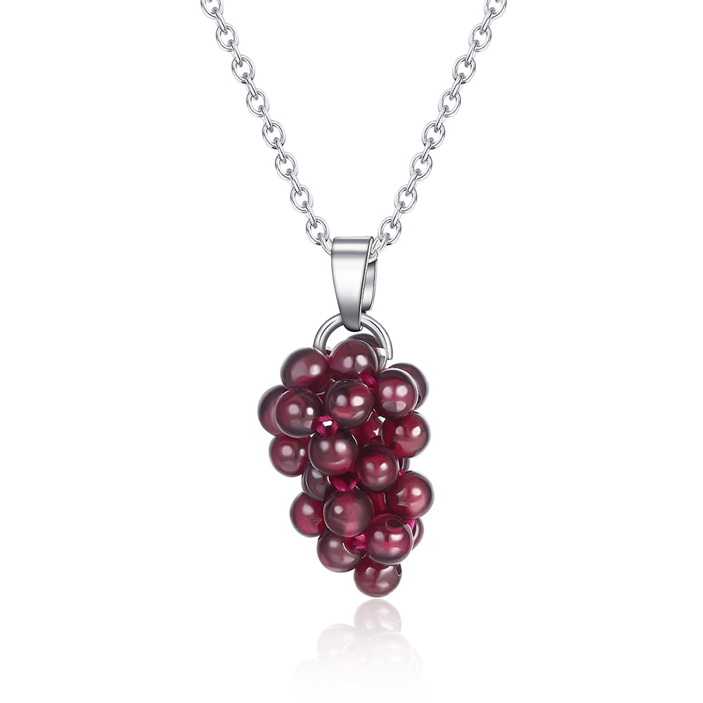Colier din Aliaj Placat cu Aur ( 10 grame ) cu Cristal Roșu Emporia® 1 