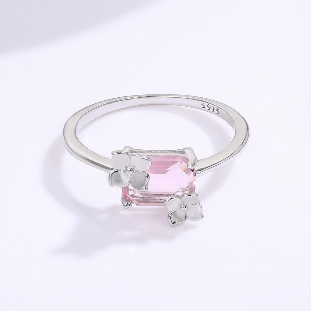 Inel din Aliaj Placat cu Aur cu Cristal Alb Emporia®