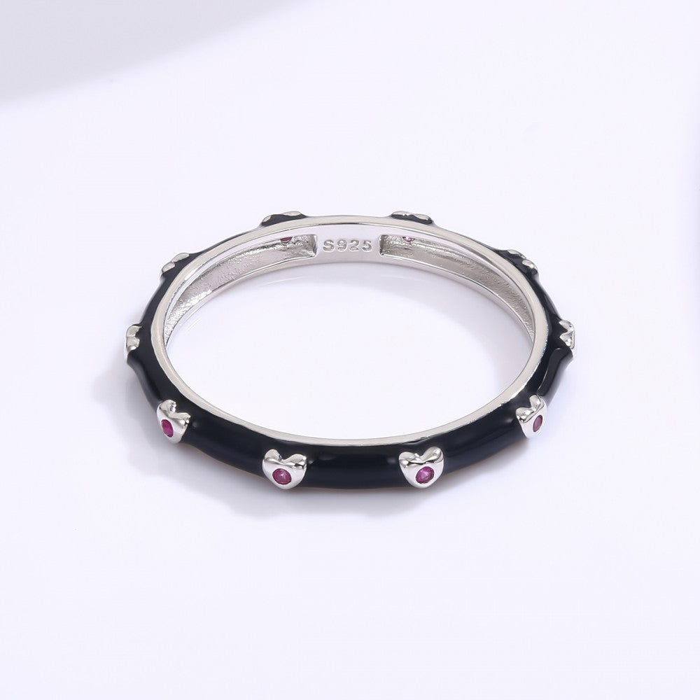 Inel din Aliaj Placat cu Aur cu Cristal Alb Emporia® 1 