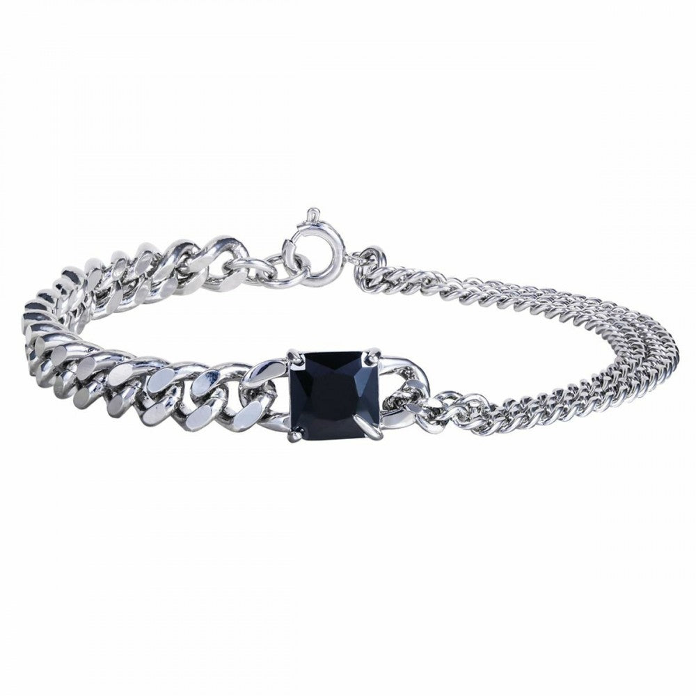 Brățară din Aliaj Placat cu Aur cu Cristal Alb Emporia® 1 