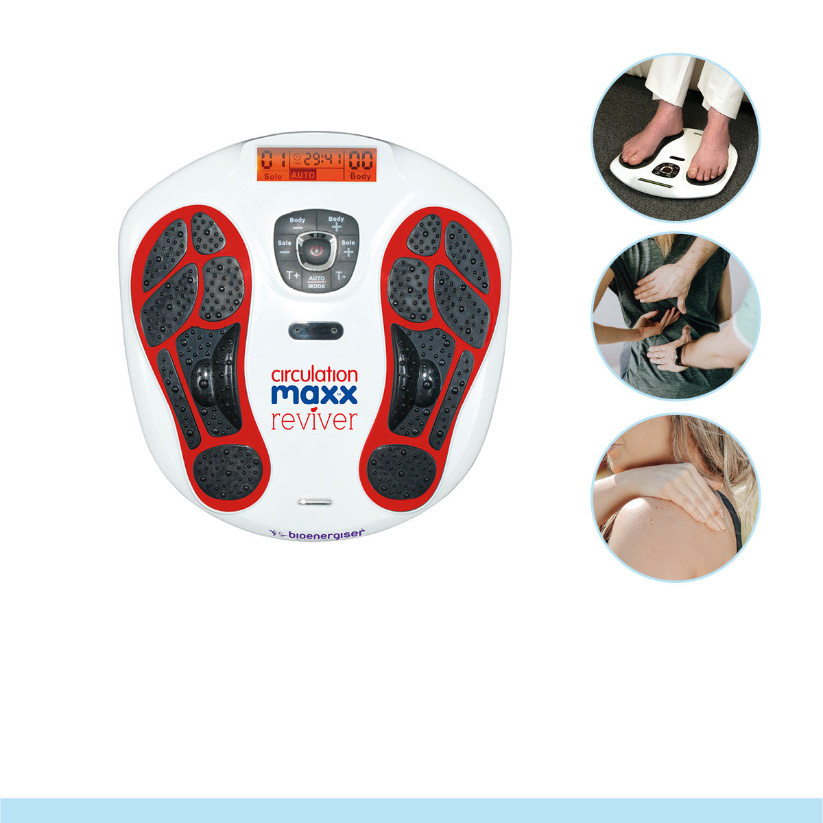 Stimulator electric pentru picioare și corp Circulation Maxx Reviver 3 