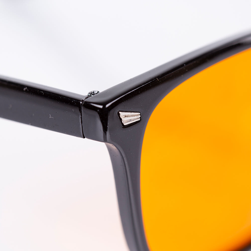 EMPORIA bluelight blocking glasses, orange lens, black frame