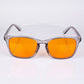 EMPORIA bluelight blocking glasses, orange lens, transparent frame