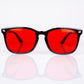 EMPORIA bluelight blocking glasses, red lens, black frame