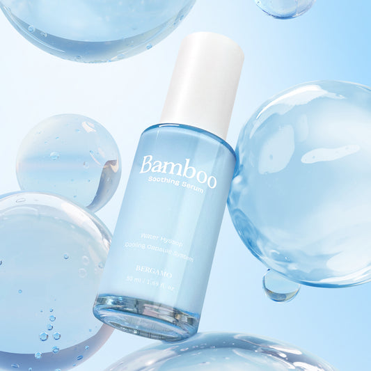 Ser calmant pentru față BERGAMO Bamboo 5-în-1 cu acid hialuronic – 50 ml