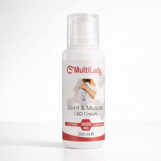 Cremă pentru Articulații și Mușchi MultiLady CBD 1000 mg – 200 ml