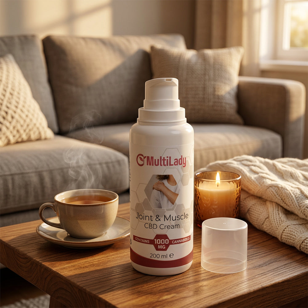 Cremă pentru Articulații și Mușchi MultiLady CBD 1000 mg – 200 ml 5 