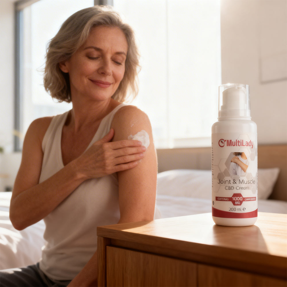 Cremă pentru Articulații și Mușchi MultiLady CBD 1000 mg – 200 ml