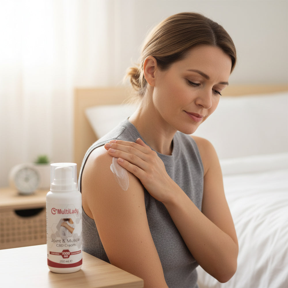 Cremă pentru Articulații și Mușchi MultiLady CBD 1000 mg – 200 ml 22 