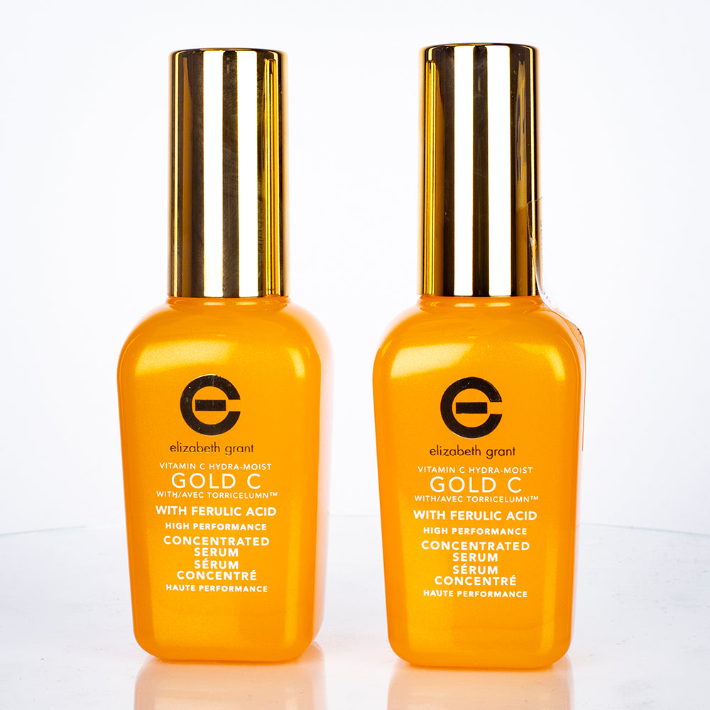 Ser hidratant Elizabeth Grant Vitamin C Hydra-Moist Gold C 1+1 CADOU(2 × 45 ml) 1 