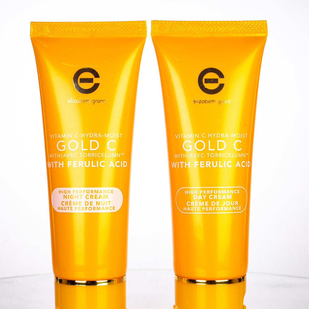 Set Cremă de Zi și de Noapte Elizabeth Grant Vitamin C Gold C (2 × 60 ml) 4 