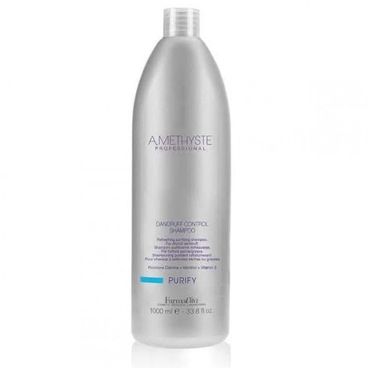 Șampon antimătreață Amethyste Purify, 1000 ml – disponibil cu pompă dozatoare opțională