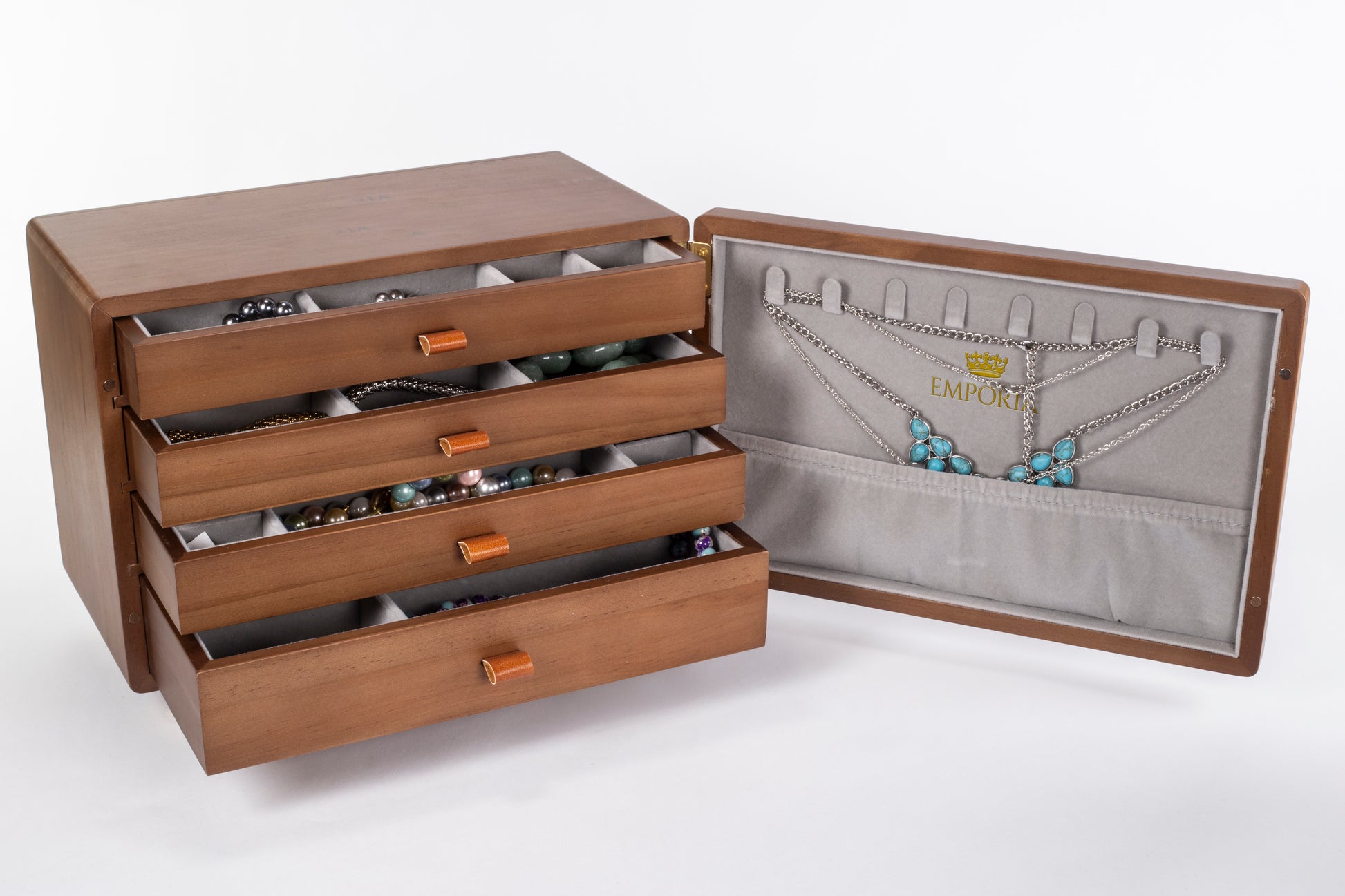 Organizator de bijuterii Emporia cu sertare multiple – mini comodă 3 