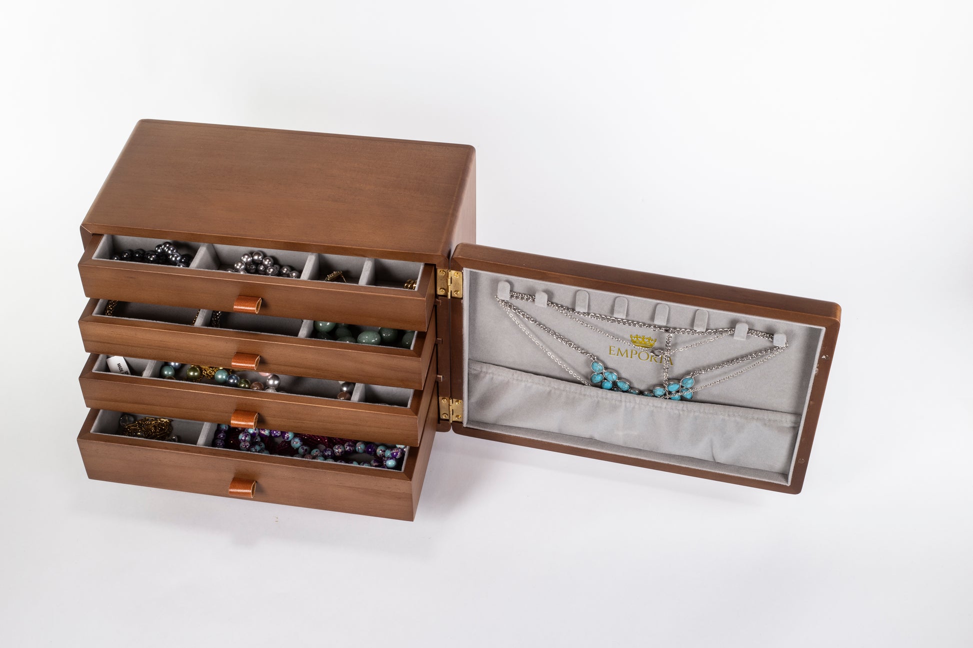 Organizator de bijuterii Emporia cu sertare multiple – mini comodă 11 