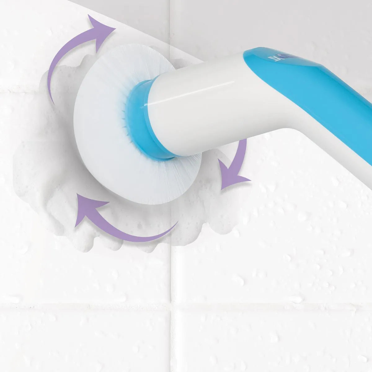 Perie electrică de curățare Scrub Buddi XL, cu 3 capete interschimbabile