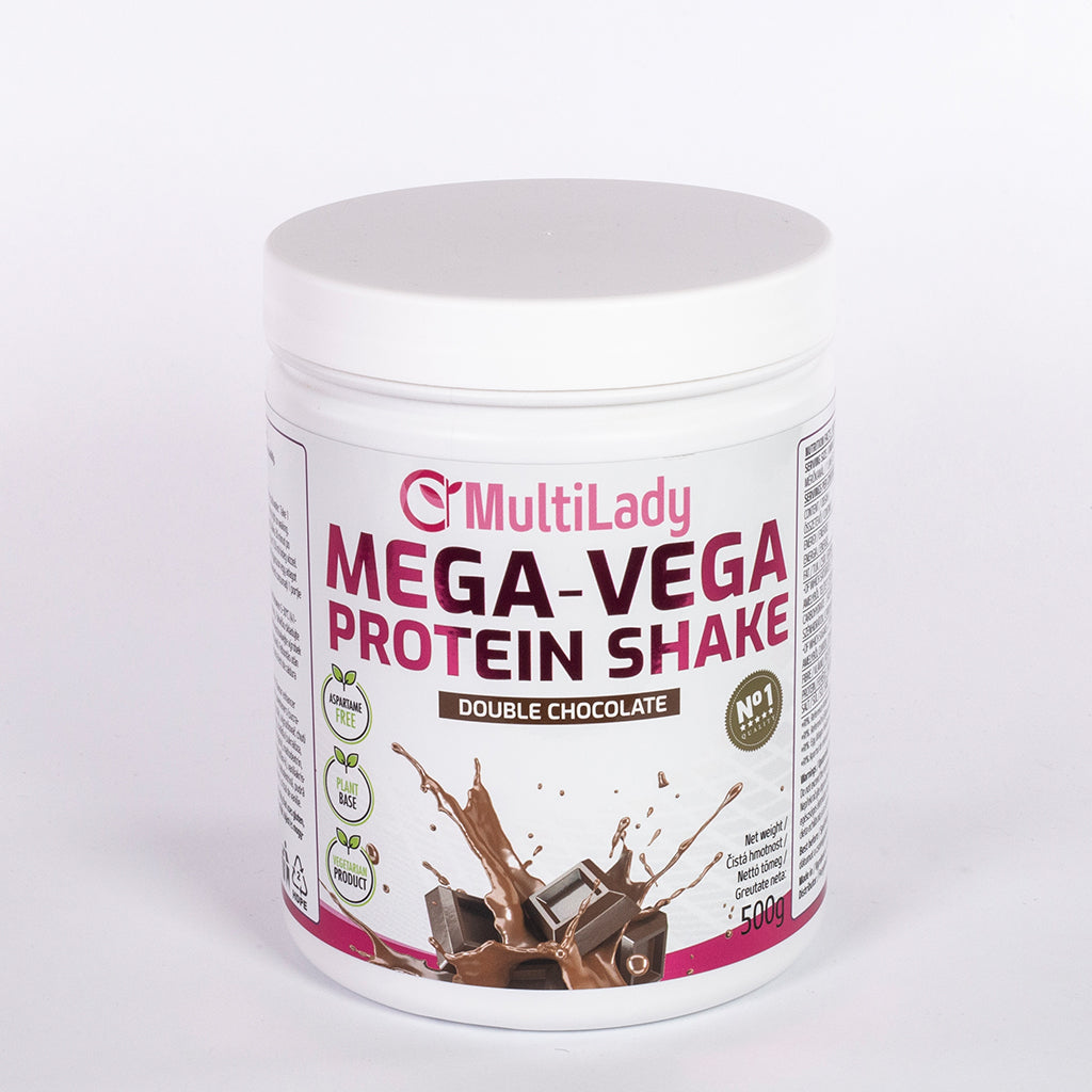 Shake proteic ML Mega Vega, ciocolată dublă 3 