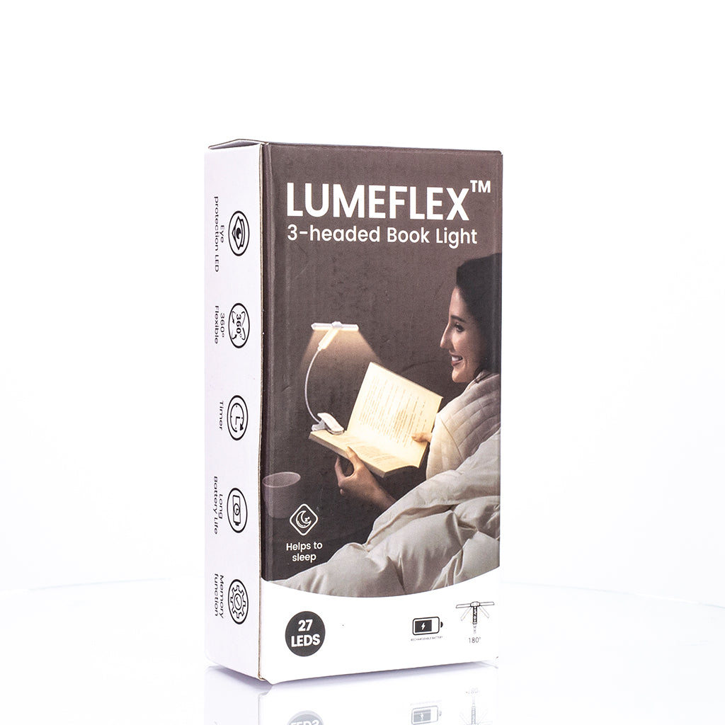 LumeFlex Lampă pentru lectură cu 3 capete 2 