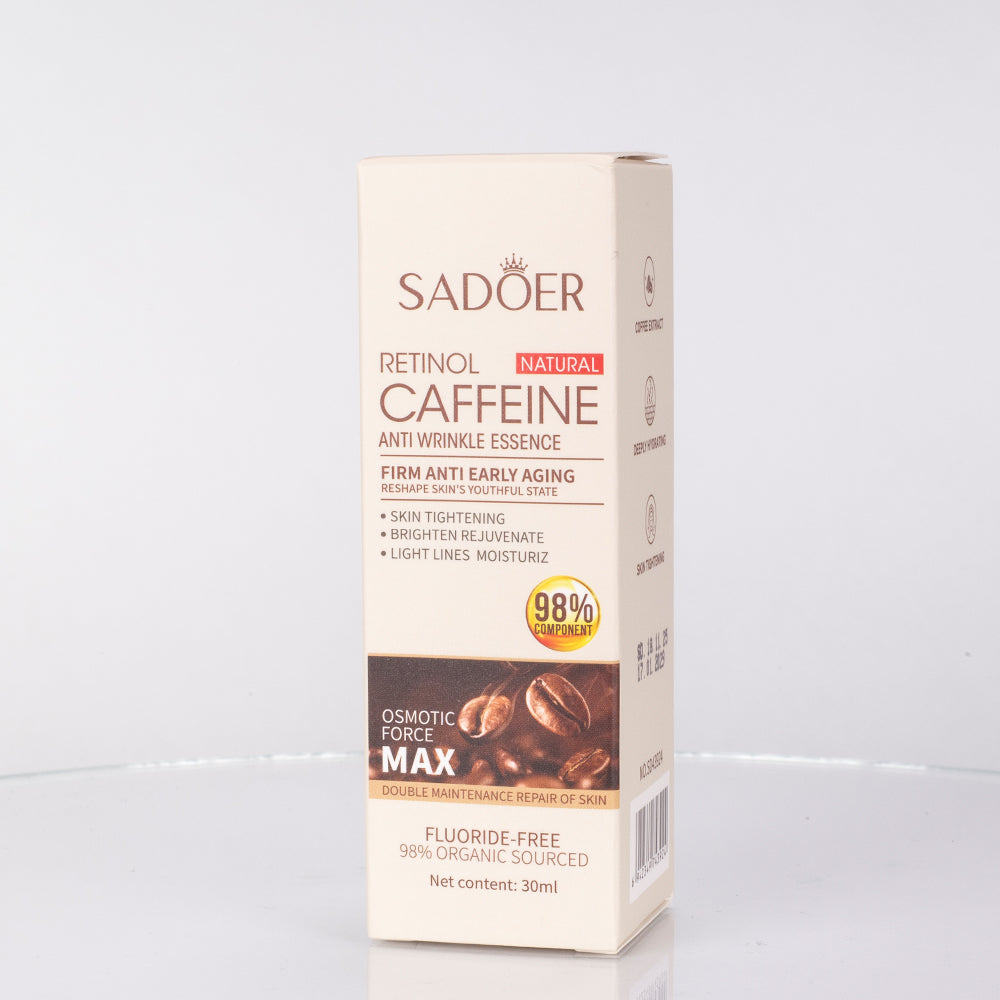 Ser facial antirid cu retinol și cafeină SADOER 3 