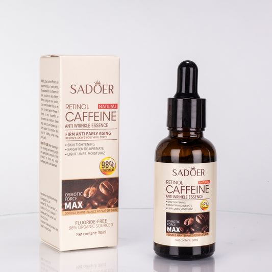 Ser facial antirid cu retinol și cafeină SADOER