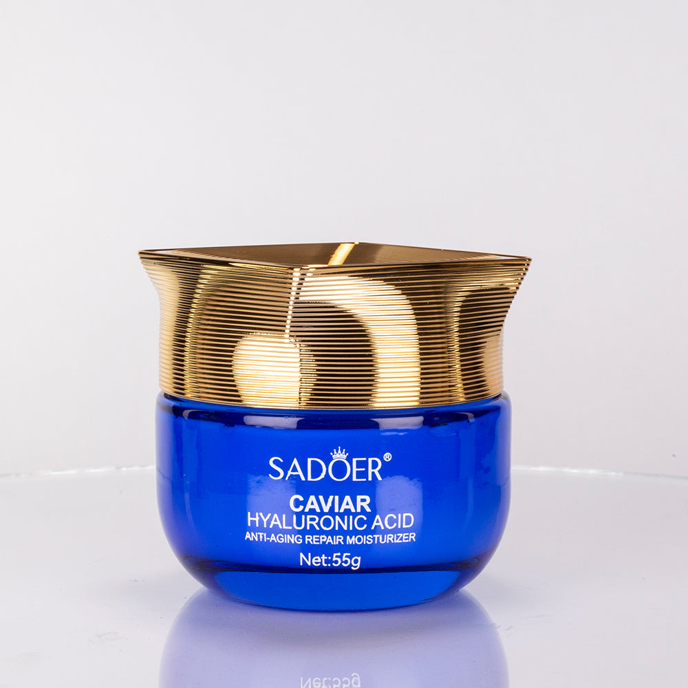 Cremă facială regeneratoare și anti-îmbătrânire cu caviar și acid hialuronic SADOER 2 