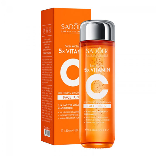 SADOER – 5 tipuri de loțiuni tonice pentru față cu vitamina C, cu efect hidratant și uniformizant