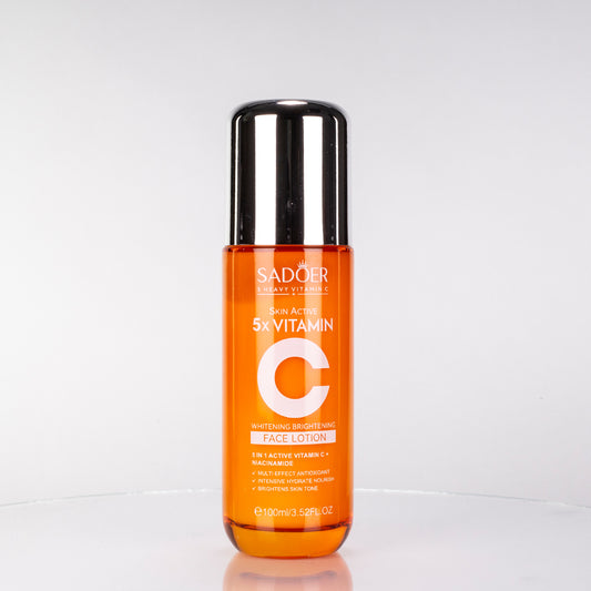 Lapte facial hidratant și fermizant cu 5 tipuri de Vitamina C SADOER
