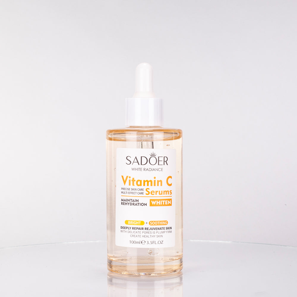 Ser facial hidratant și pentru uniformizarea nuanței tenului cu Vitamina C SADOER 2 