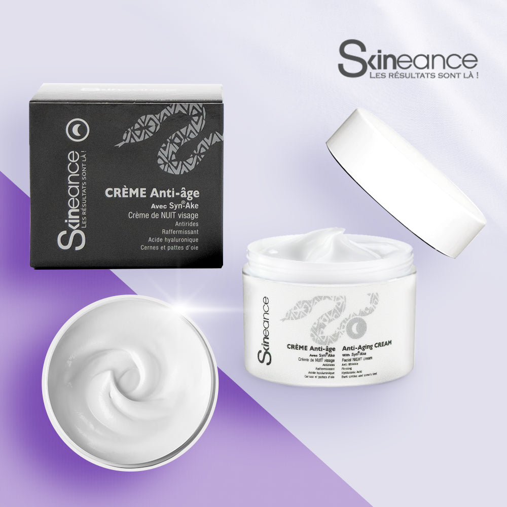 Cremă de Noapte Anti-îmbătrânire Skineance SYN-AKE, 50ml 1 