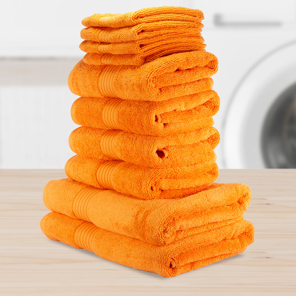 Set de prosoape 100% bumbac extra moale 5 + 5 bucăți, în culori vesele luminoase 28 